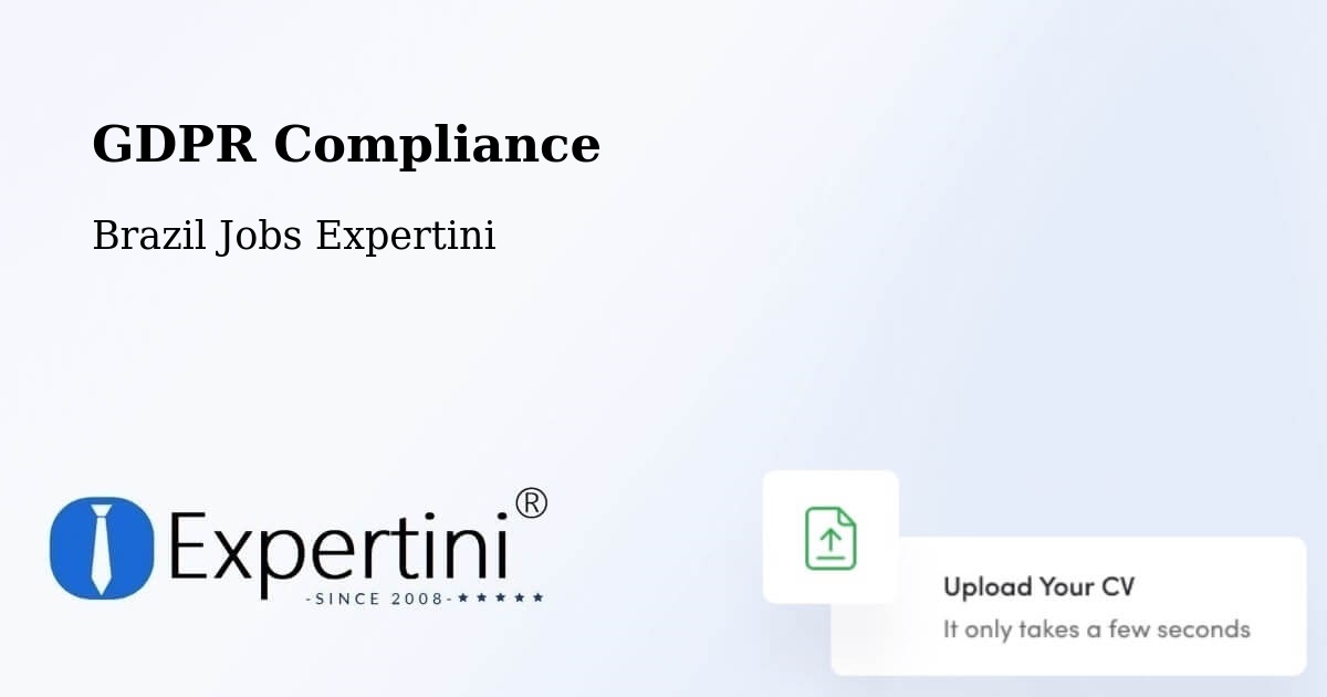 EU GDPR Compliance Statement – Ilhéus - Brazil Jobs Expertini